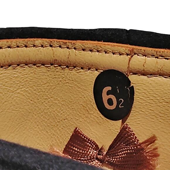 WWII–Korean War Era Navy Formal Wool Cap – Size 6-1/2, Gold on Black U.S. Navy - Picture 7 of 7